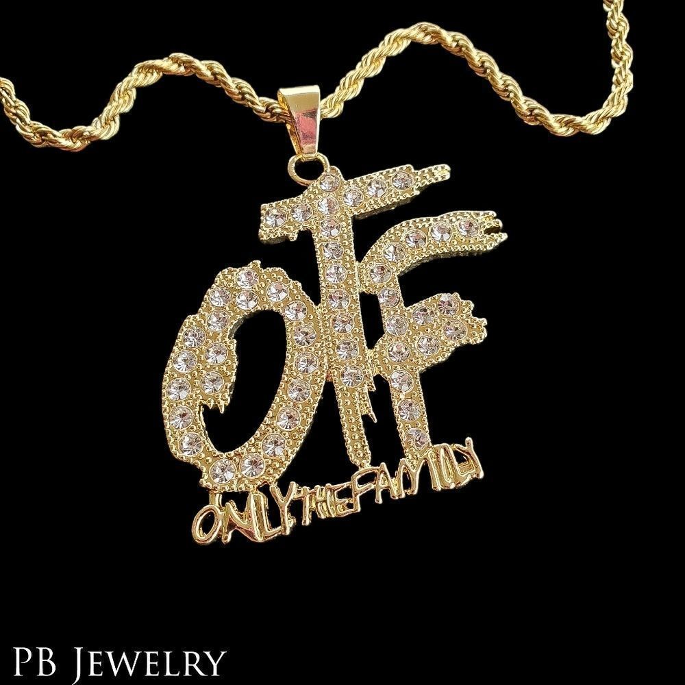 Gold Iced Out Only The Family Necklace